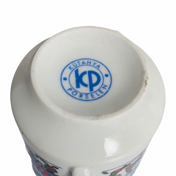 NWOT 5 Kutahya Porcelain Topkapi Coffee Cups - Picture 8 of 8